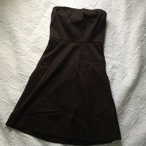 The Limited strapless brown dress size 0